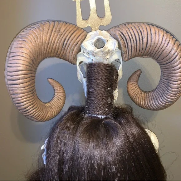 Warrior Goddess Headpiece Costume Cosplay Fantasy Skulls Dragon Con - Picture 6 of 7